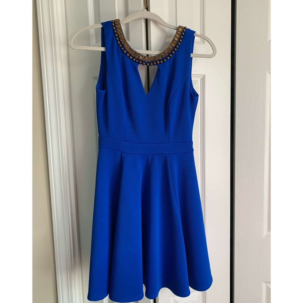 XOXO Royal Blue Homecoming Dress